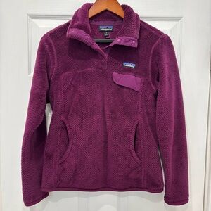 Women’s Patagonia Maroon Fleece Jacket size Small